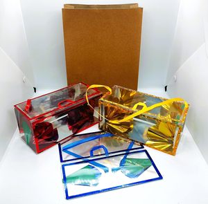 Colorful Plastic Dice <b>Box</b> With Transparent Panels And Handle For Kids <b>Magic</b> Tricks - Product Image 6