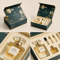 Boîte cadeau magnétique de luxe, emballage personnalisé pour parfum et artisanat, boîte rigide à fermeture magnétique pliable, emballage haut de gamme pour cadeaux et artisanat