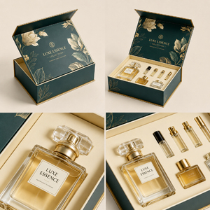 Boîte cadeau magnétique de luxe, emballage personnalisé pour parfum et artisanat, boîte rigide à fermeture magnétique pliable, emballage haut de gamme pour cadeaux et artisanat - Product Image 3