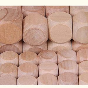 Juego de Dados de Madera Personalizado, Cubos de Puntos Digitales Gigantes, Dados de Madera para Jardín con Bolsa de Lona para Transportar - Product Image 2