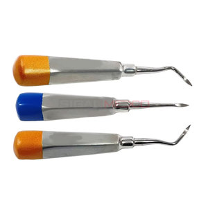 Premium Manual German Stainless Steel Dental Elevators Set Extraction Osteotome Periotome Luxating Elevator Apical Spade Cryer - Product Image 1