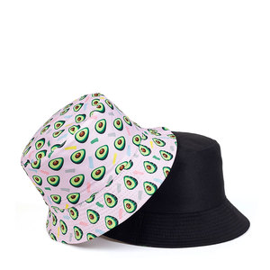 Unisex Black <b>Bucket</b> <b>Hat</b> With Moon Pattern Digital Printed Canvas Street Style <b>Hat</b> For Adults Spring Summer Casual Wear - Product Image 3