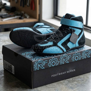 Chaussures de course automobile professionnelles pour hommes, alliant design léger, texture respirante, adhérence stable et performance sur piste - Product Image 6