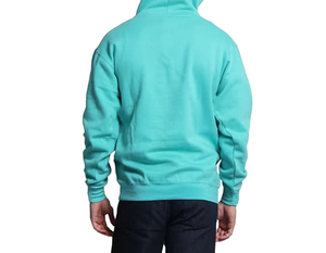 Conjunto de Sudadera con Capucha para Hombre, Color Sólido, Algodón French Terry, Ropa Casual de Otoño, Sudadera con Cierre Completo y Pantalones, Algodón con Spandex - Product Image 1
