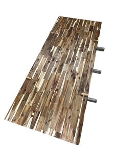 Panel de encimeras de madera de acacia articulado con los dedos Acabado de aceite de cera para uso en la cocina - Product Image 6