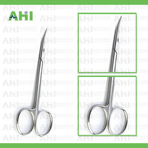 กรรไกรตัดเยื่อหุ้มเลนส์ AHI คุณภาพสูง ขนาด 114 มม. แบบตรง ผลิตจากเหล็กกล้าไร้สนิมสำหรับการผ่าตัด ชุดเครื่องมือแบบใช้มือ ได้รับการรับรองมาตรฐาน CE - Product Image 4