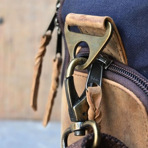 Sac à bandoulière en cuir et toile pour appareil photo reflex numérique, sac de voyage pour photographie, sac messager LCCB-0004 - Product Image 2