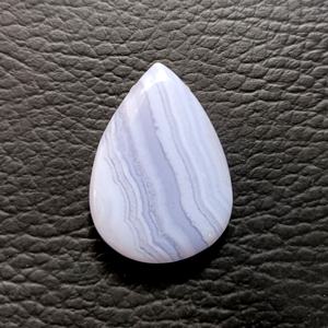 ลูกไม้สีฟ้าโมราทรงลูกแพร์หลวมอัญมณี Cabochon จี้/แหวนเครื่องประดับทำจากธรรมชาติที่มีคุณภาพที่น่าตื่นตาตื่นใจ - Product Image 1