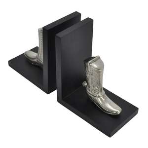 Sujetalibros Portátiles y Elegantes, Artículos de Regalo Empresariales, Diseño Escultural Hecho a Mano, Sujetalibros Metálicos con Forma de Bota, Decoración Moderna - Product Image 2