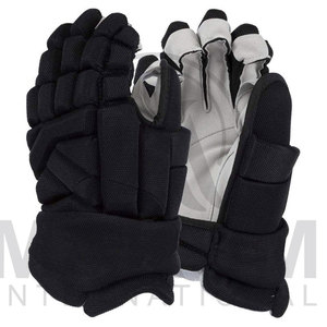 Guantes de Hockey sobre Hielo de Alta Calidad, de Cuero Azul Marino con Ribete Amarillo, Antideslizantes, Impermeables, con Cierre de Velcro, para Exteriores, Invierno, Unisex - Product Image 5