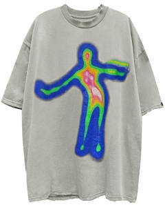 T-shirt à manches courtes pour homme, 100% polyester, tricoté, respirant, design uni, col rond, coupe ample, chemises d'été, impression personnalisée et logo - Product Image 1