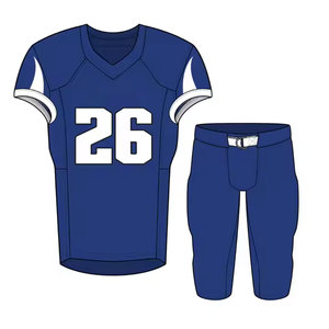 Camisetas de Fútbol Americano para Adultos de Alta Calidad al por Mayor, Corte Automatizado, Camisetas de Fútbol para Práctica, Personalización Profesional - Product Image 4