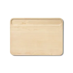 <b>Large</b> Wooden Cutting Board 17x12 Inch Rectangle Minimalist Design for Sunday Dinners and Meat Serving - Product Image 4