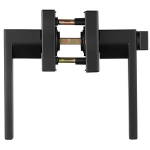 Manija de Puerta de Privacidad Negra Mate, Reversible, con Cerradura sin Llave, Paquete de 10 - Para Mano Izquierda y Derecha, Rotación de 45 Grados - Product Image 6