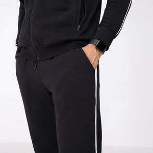 ชุดวอร์มมีฮู้ดคุณภาพพรีเมียมสำหรับผู้ชาย สวมใส่สบาย สีพื้น ระบายอากาศได้ดี สไตล์โมเดิร์น สตรีทลุค ทรงปกติ เหมาะสำหรับฤดูหนาว - Product Image 3