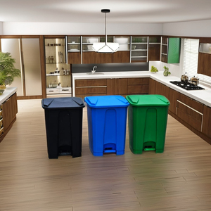 Foot Pedal Operated 70L Heavy Duty Eco-Friendly Foldable Geometry Hospital Grade Indoor/Outdoor Use Waste <b>Bin</b> - Product Image 6