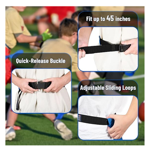 Ceinture de football personnalisée de haute qualité en tissu Oxford ou PVC, impression couleur recto-verso, logo, entraînement sportif - Product Image 5