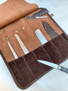 Sac de Cuisinier en Cuir Fait Main Personnalisé, Organisateur de Couteaux de Luxe, Anti-Odeur, Robuste, Sac Culinaire Décontracté LSKR-0022 - Product Image 4
