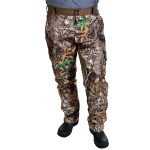 Pantalon de chasse camouflage pour homme, résistant à l'eau, fermeture boutonnée, coupe classique, vêtements d'extérieur avec poches, toutes saisons, matière polyester - Product Image 1