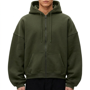 Sudadera con Capucha de Poliéster Reciclado para Hombre, Ropa Exterior, Precio de Fábrica al por Mayor - Product Image 3