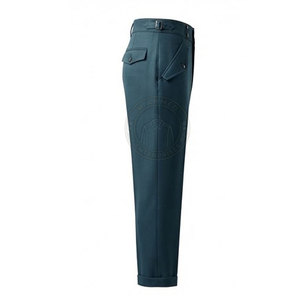 Pantalon de guerre allemand personnalisé, reproduction historique, design droit, en toile légère, coutures détaillées, coupe confortable - Product Image 4