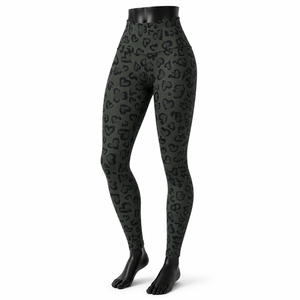 Leggings de Yoga Personalizados para Mujer, Cintura Alta, Estampado de Leopardo, Pantalones Deportivos para Fitness - Product Image 3