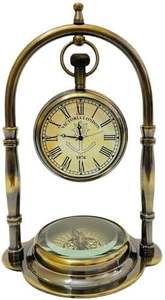 Reloj de Escritorio Electrónico Victoria London, Hermoso Reloj de Mesa con Brújula, Pantalla Digital, Función de Snooze, Material ABS, Regalos para - Product Image 4