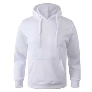 Sweat-shirts à capuche de luxe en molleton de coton épais pour hommes, coupe classique, respirants, séchage rapide, avec poches, pour l'hiver (vente en gros) - Product Image 3