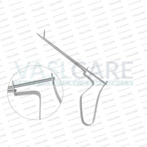 คีมคีบต่างวัตถุ Buck ขนาด 9.0 ซม. – คีมจับหูสแตนเลสสำหรับหู คอ จมูก – เครื่องมือผ่าตัดหูโดย Vaslcare - Product Image 3
