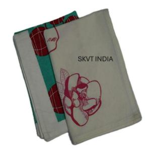 Daily Use Sustainable Custom Screen Print Recycle Cotton Tea <b>Towel</b> Quick Dry Easy Absorbent <b>Kitchen</b> Use Woven <b>Hand</b> Wash - Product Image 4