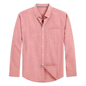 Camisa de Botones de Color Sólido, Colección de Ropa Casual Elegante para Oficina, Camisas de Hombre Transpirables - Product Image 3