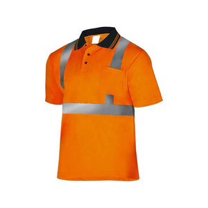 Camiseta Polo de Seguridad de Alta Visibilidad ANSI Clase 3, Transpirable, de Secado Rápido, de Poliéster, con Luz LED Intermitente, Logotipo Personalizado, Tiras Reflectantes, Ropa de Trabajo - Product Image 5