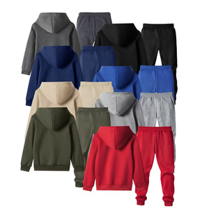 Chándal Deportivo de Dos Piezas para Hombre con Logotipo Personalizado de Alta Calidad, Ropa Deportiva de Gimnasio, Chándal de Forro Polar para Entrenamiento y Jogging - Product Image 2