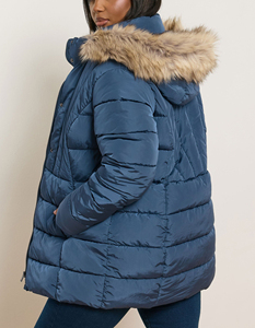 <b>Women's</b> Oversized Puffer Jacket Winter Thick <b>Padded</b> Full Fur Jacket Casual Outdoor Cold Weather Fashion Puffer Jackets For <b>Women</b> - Product Image 5