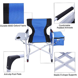 Chaise de camping/pêche pliable Sunshine, moderne et luxueuse, en acier inoxydable, durable, respirante, portable, mobilier d'extérieur pour le jardin - Product Image 3