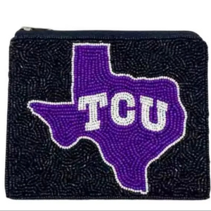 กระเป๋าใส่เหรียญลูกปัดแบบกำหนดเอง พร้อมปักโลโก้และขนาดตามต้องการ กระเป๋าซิปใส่เหรียญประดับลูกปัดสำหรับเป็นของขวัญ - Product Image 1