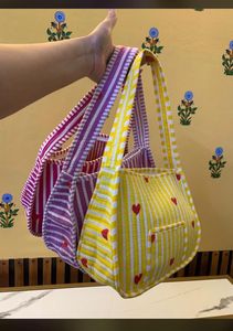 กระเป๋าสะพายข้างผ้าฝ้ายน้ำหนักเบาสำหรับผู้หญิง กระเป๋าใส่เครื่องสำอางและเครื่องประดับ กระเป๋าเดินทาง กระเป๋าสะพายข้างแฟชั่นสำหรับผู้หญิง กระเป๋าสะพายข้างฤดูร้อน - Product Image 3