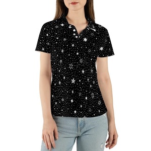 เสื้อโปโลผู้หญิงลดราคาสุดฮอตสำหรับฤดูร้อน รุ่นใหม่ สไตล์ลำลอง แขนสั้น ทรงเข้ารูป เสื้อโปโลท็อปส์สำหรับผู้หญิง ผลิตจากเส้นใยออร์แกนิค - Product Image 6