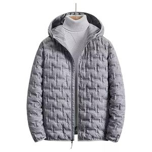 Chaqueta Acolchada para Hombre, de Moda, Casual, Reversible, con Capucha, Cálida, de Color Sólido, para Invierno y Actividades al Aire Libre, Venta al Por Mayor de Fábrica, Personalizable - Product Image 2