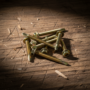 Tornillo PDC Tek de Acero al Carbono Clase 8, Galvanizado con Fosfato de Zinc, Rosca Estándar, Cabeza Hexagonal, Autoperforante, Duradero, en Pulgadas - Product Image 1