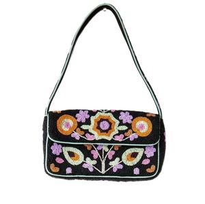 Bolso de mano moderno decorativo hecho a mano con cuentas, bolso de hombro con cuentas para mujer, bolso cruzado, diseño personalizado, bolso de noche para fiesta - Product Image 5
