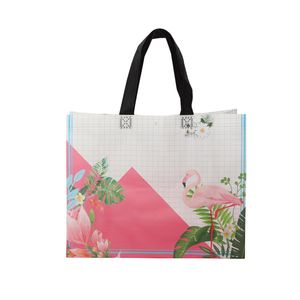 Bolsas de Compras Reutilizables de Tela No Tejida PP con Asas Negras, Impresión de Serigrafía OEM/ODM de Vietnam - Product Image 3