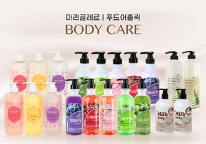 FOODAHOLIC 750ml Gel douche parfumé à la cerise Nettoyant essentiel rafraîchissant pour le corps avec bulles gonflées Cosmétique sud-coréen - Product Image 2