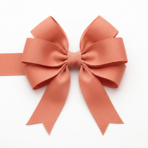 ริบบิ้นผ้ากรอสเกรนสีพีชขนาด 15 มม. ของบริษัทนีลกามัล อินดัสทรีส์ คุณภาพพรีเมียม ทอลายทึบ สำหรับตกแต่งเสื้อผ้า งานฝีมือ ห่อของขวัญ และบรรจุภัณฑ์ - Product Image 6