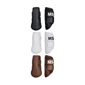 Bottes de brossage pour chevaux de haute qualité, protection respirante, pas de accumulation de chaleur grâce au tissu en maille 3D, lavables en machine à 30 degrés. - Product Image 4