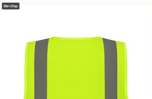 Chaleco de Seguridad de Alta Visibilidad Amarillo Neón con Bolsillo - Product Image 3