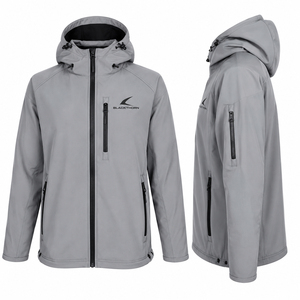 Chaqueta Softshell de Invierno para Hombre con Capucha, Impermeable 10.000 mm, Transpirable, Antidesgarro, Anti-UV, con Forro Polar, Más Vendida - Product Image 4