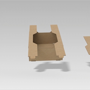 กล่องเค้กทรงสี่เหลี่ยมทำจากกระดาษลูกฟูกเกรดอาหาร รีไซเคิลได้ เป็นมิตรกับสิ่งแวดล้อม พิมพ์ลายตามสั่งของ Quyet Thang ผลิตจากวัสดุรีไซเคิล - Product Image 3