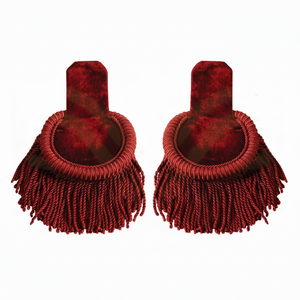 Epaulettes Rojos Ceremoniales de Alta Calidad, Estilo Nuevo y Cómodo, Accesorios para Uniformes de Defensa Personal - Product Image 3