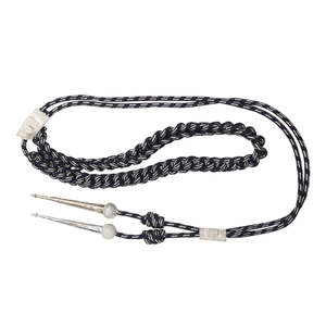 Aiguillette Cérémoniale Bleu Clair Tressée Synthétique Dorée, Accessoire de Robe, Cordon Uniforme Torsadé en Métal pour Vêtements Personnalisés - Product Image 6